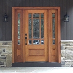 Double barn doors interior