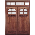 Double interior barn doors