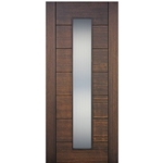 Hoelscher, Model: 1-Lite-1 Vertical Contemporary Entry Door