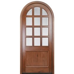 Arched Front Door With Glass